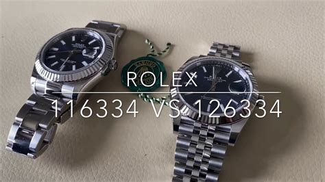 rolex datejust ii 116333|rolex 116334 vs 126334.